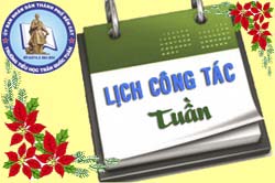 Lịch công tác từ ngày 03/3 đến 08/3/2025